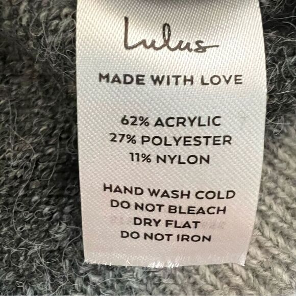 Lulu's Gray Ombre Stripe Pullover Sweater - Picture 6 of 8